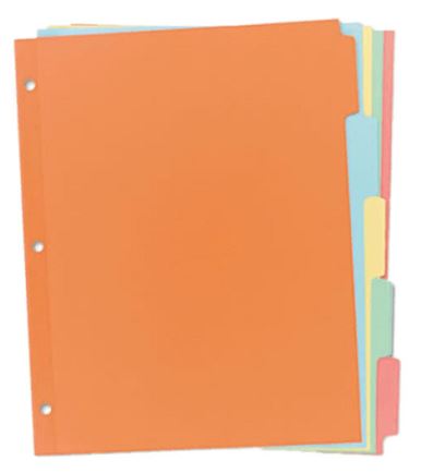 Box of file separators
