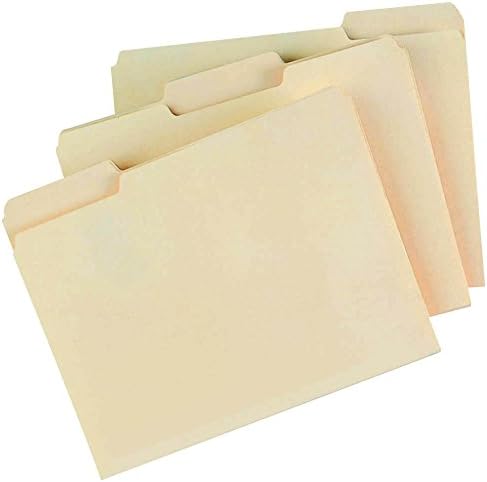 Box of 3-tab file folders