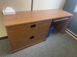 Wood desk 66x20x29