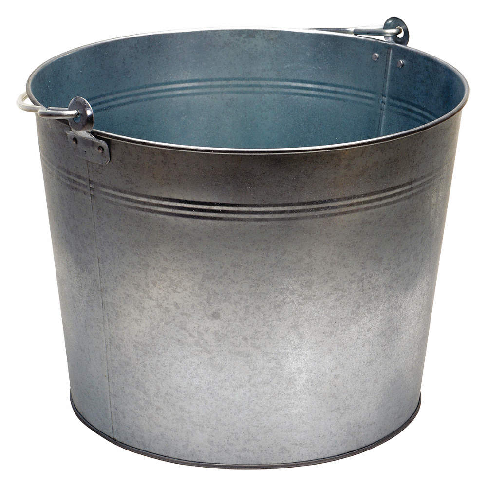 Large Galvanized Bucket