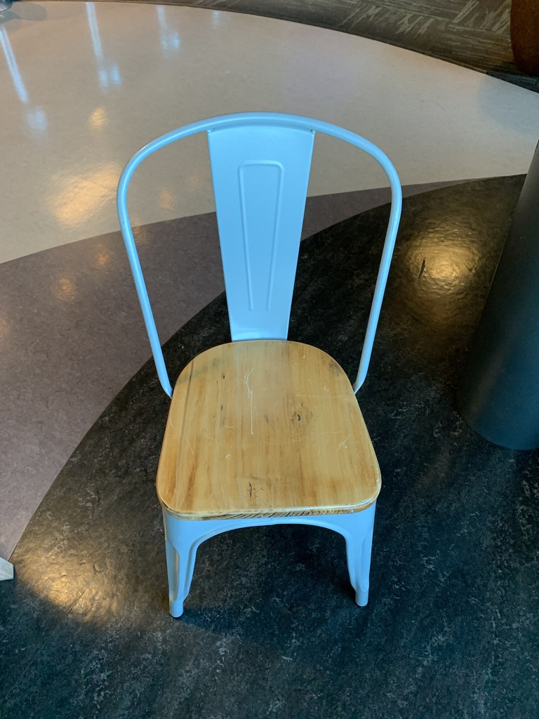 White Café Chair