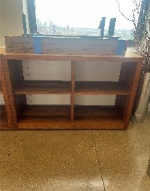 2 High Bookshelves 