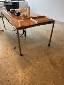 Table with Wheels