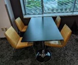 Table, Dining, Black, 30" x 60" x 29"