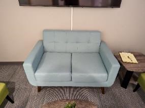 Sofa, Light Blue, 50" x 30" x 24"