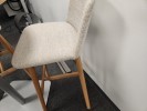 Bar Stool, Grey, 18" x 18" x 40"