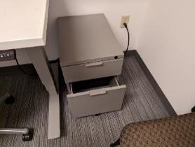 Cabinet, Grey, 17.5" x 15" x 19.5"