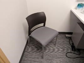 Chair, Guest, Black, 20" x 20" x 32"