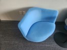 Chair, Lounge, Blue, 30" x 30" x 27"