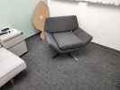 Chair, Lounge, Blue, 34" x 28" x 31"