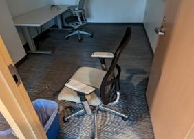 Chair, Task, Silver/Grey