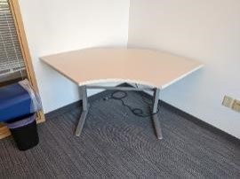 Desk, Corner, White, 52" x 52"