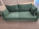 Sofa, Green, 36" x 82" x 30"