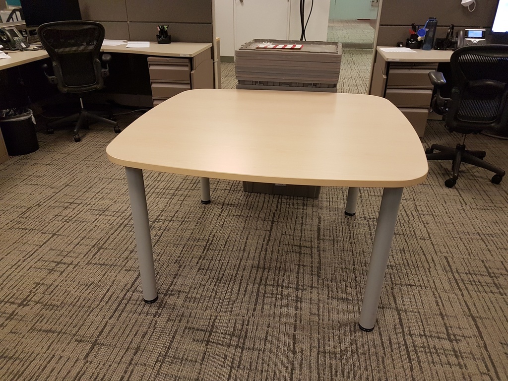 Four Sided Wood Table - 4'x4'