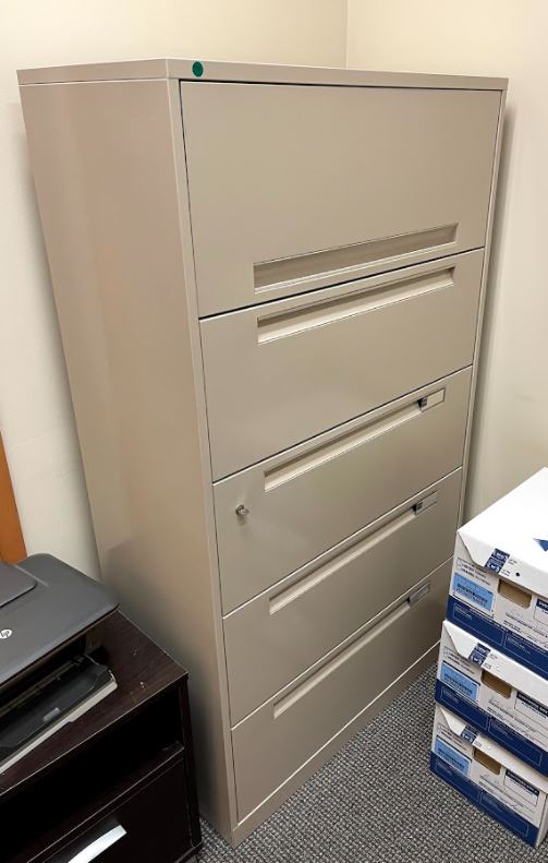 5 Drawer Lateral Filing Cabient