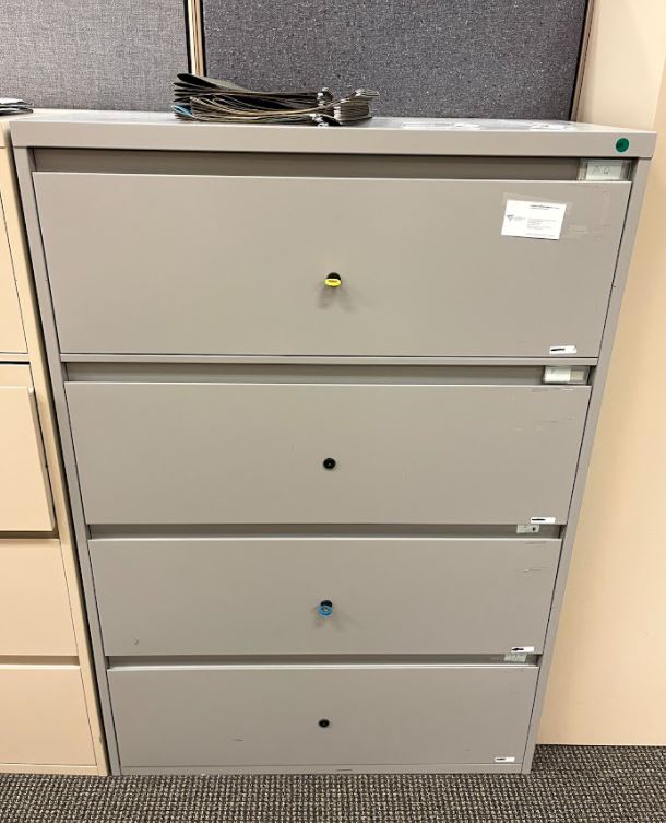 4 Drawer Lateral Filing Cabient