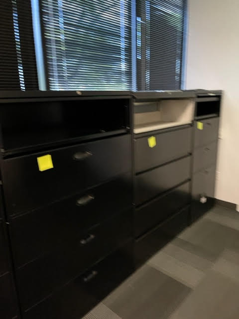 BLACK 5 DRAWER FILE