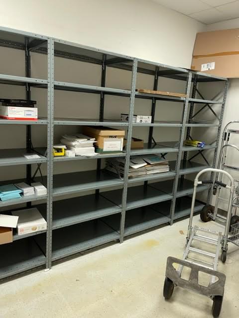 METAL SHELVES