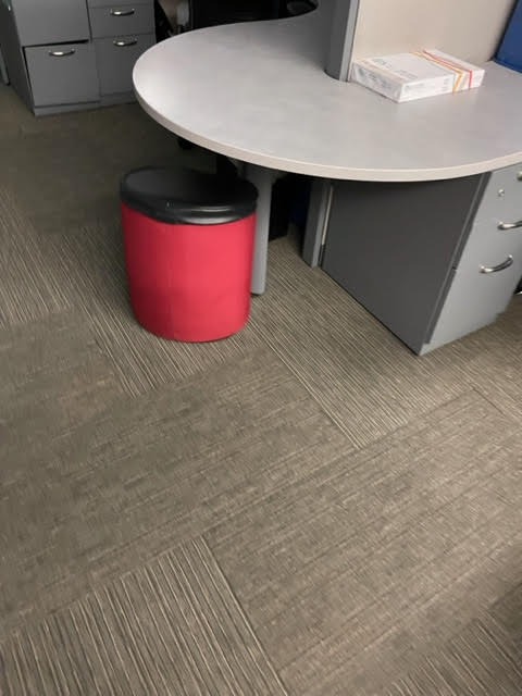 RED OTTOMAN