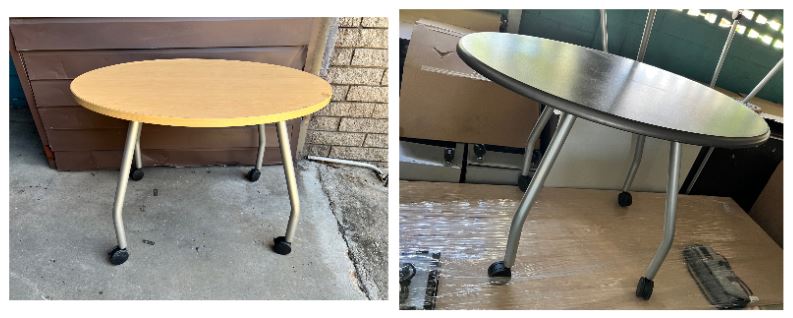 Small Oval Tables On Legs With Casters