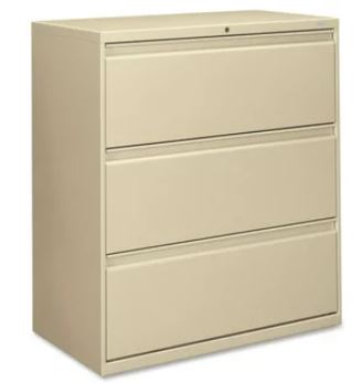 3-Drawer File Cabinet, 36x18x40
