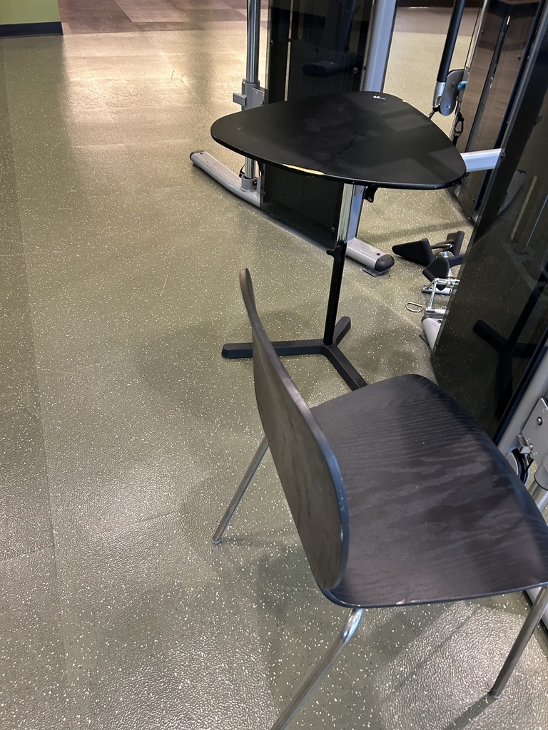 Small Black Triangle Table