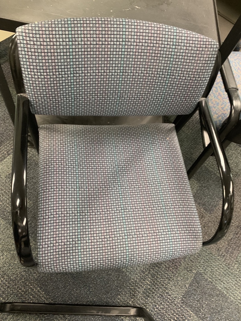 side chair - striped