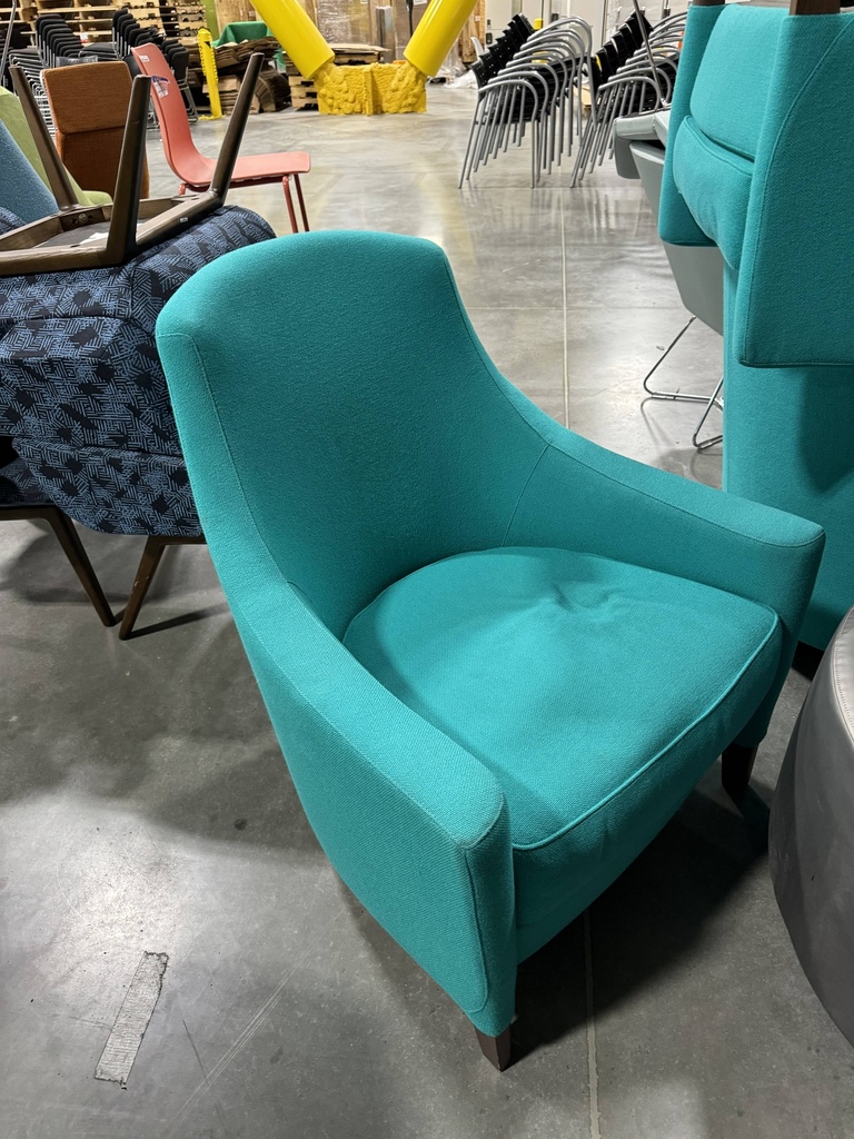 Teal Cloth Chair