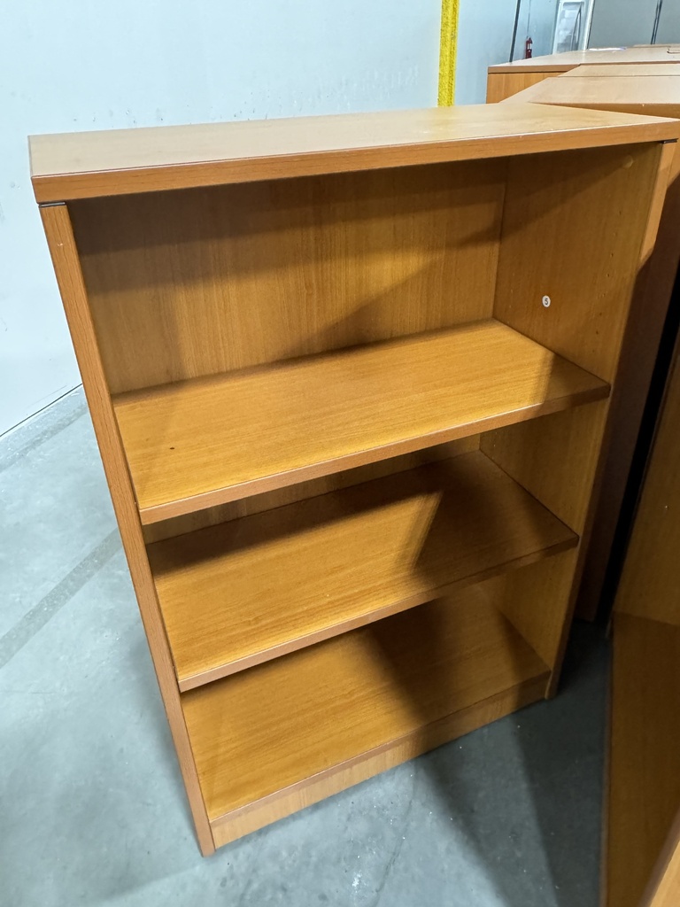3 Shelf Wood Bookshelf