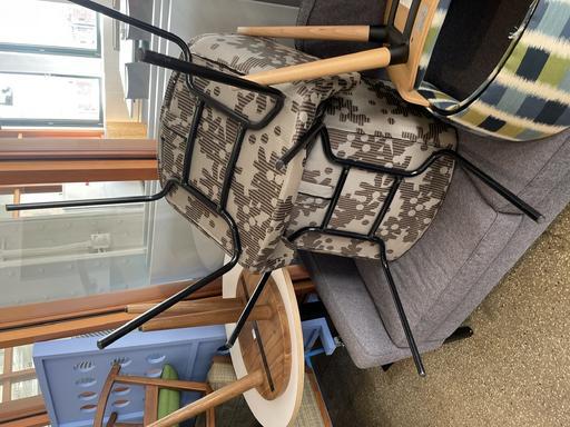 Lounge Chair - brown/tan pattern