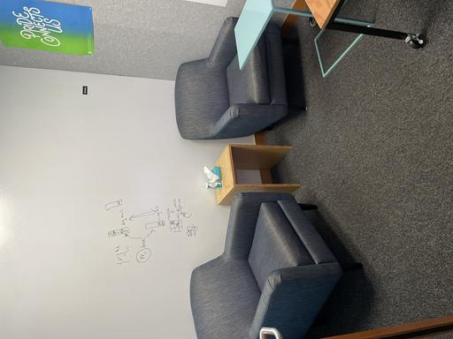 Lounge Chair - blue silver