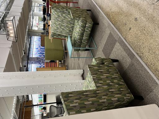 Lounge Chair - green multi