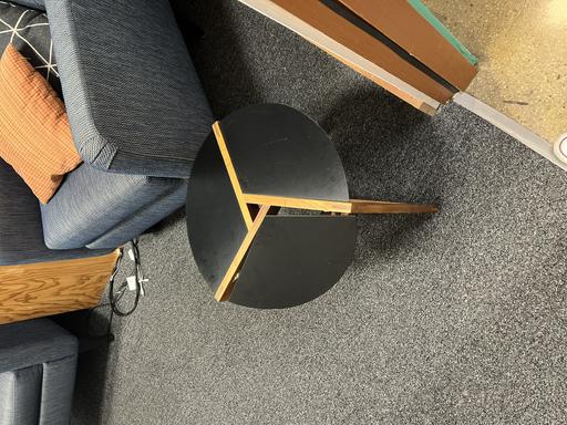 Side Table - wood/black