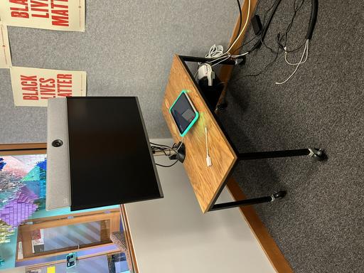 Side Table - plywood/black