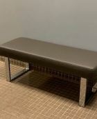 Grey Rectangle Bench