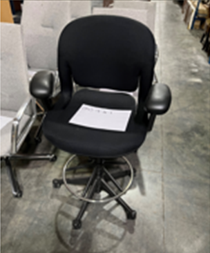 Black Herman Miller Stool