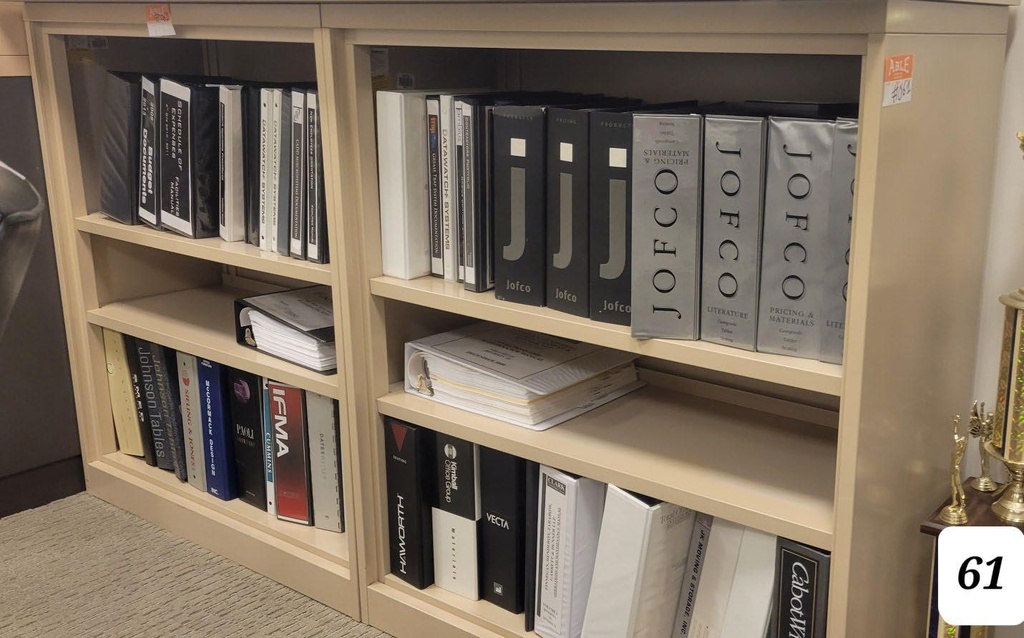 Bookcase 36L x 15W x 41H