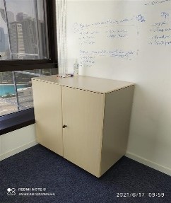 Metal 2 Door Cabinet (80x45cm)
