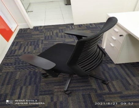 Black Bafco Conference Chair 