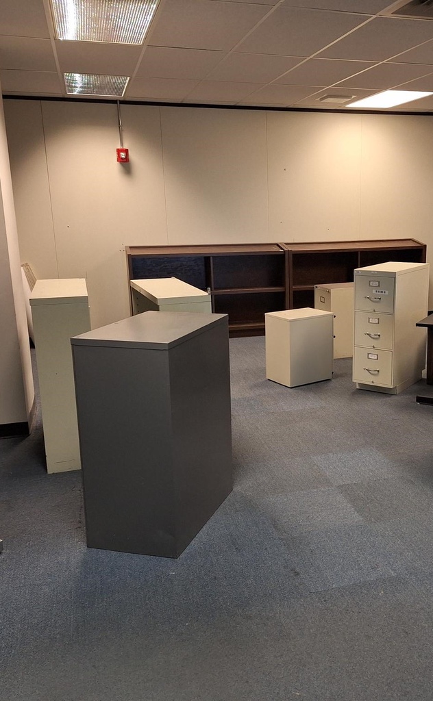 Filing cabinet, assorted