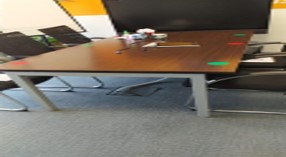 Wood Top Conference Table