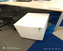 White Storage Pedestal