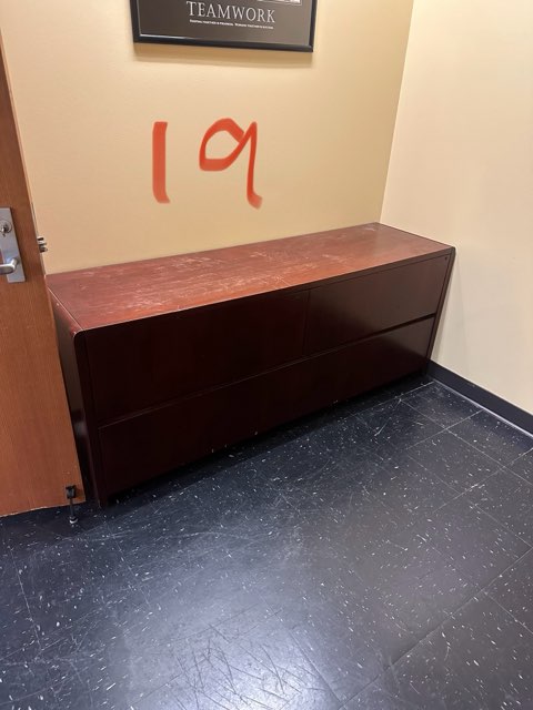 Wood File Cabinet