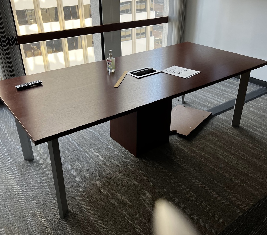 Rectangular Wood Conference Table