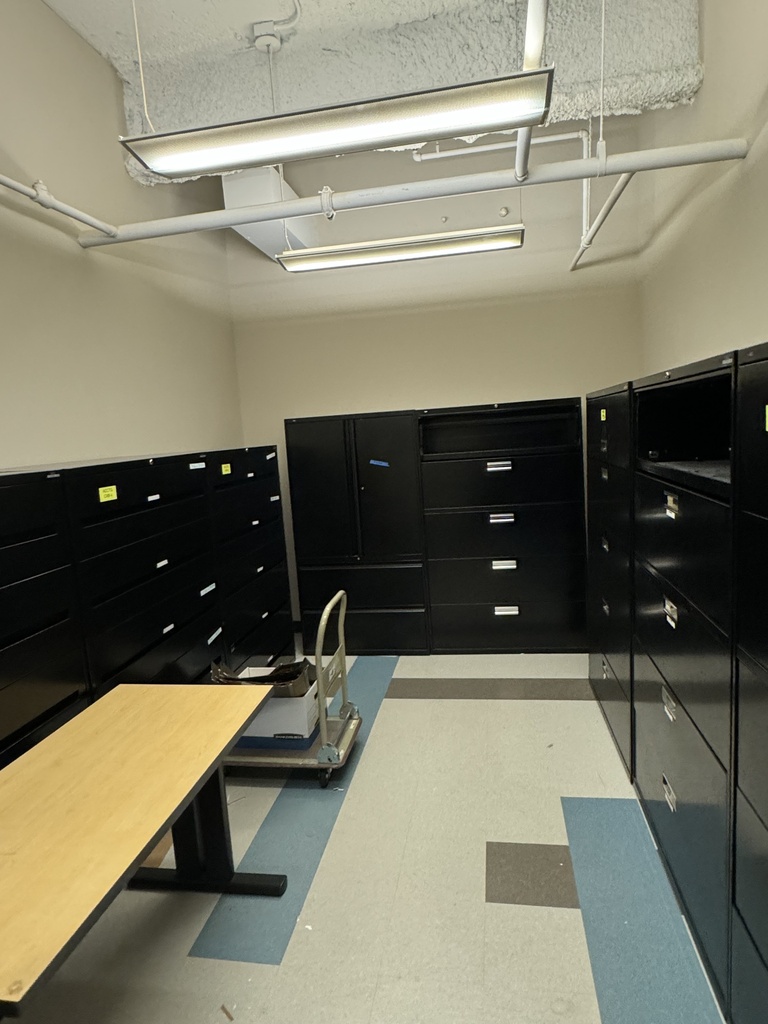 Tall Black Lateral File Cabinet