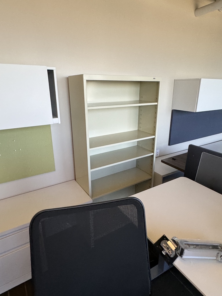 HON Aluminum Bookshelf