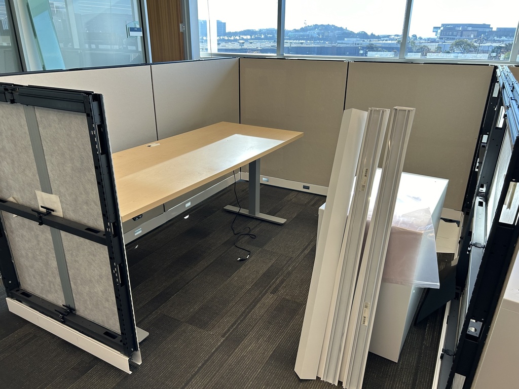 Workstations (AllSteel) - Electric Sit Stands Freestanding