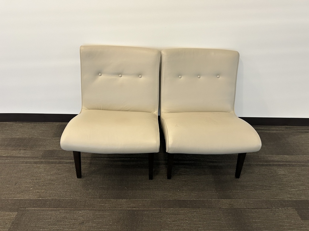Beige Armless Chair