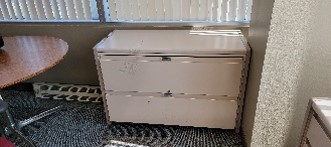 2 Drawer Lateral Filing Cabinet (36"W X 18"D X 24"H)