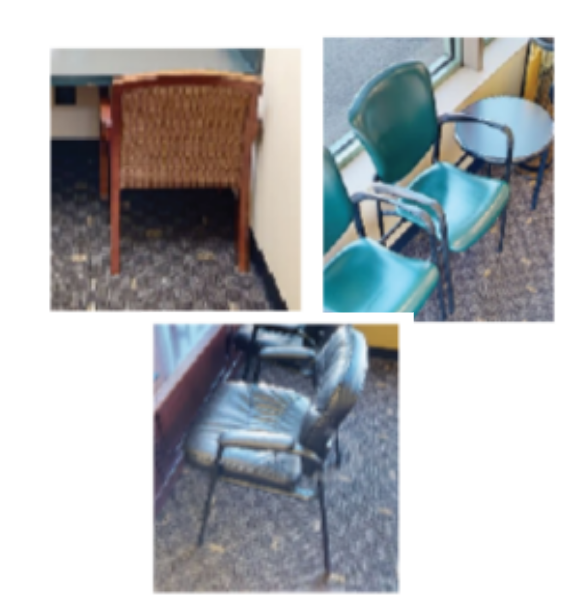 Guest Seating 1 - selection will vary within these styles